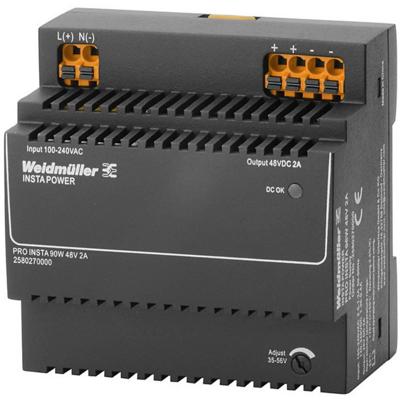Weidmüller 2580270000 Schakelnetvoeding 48 V/DC 2 A 96 W Inhoud 1 stuk(s)