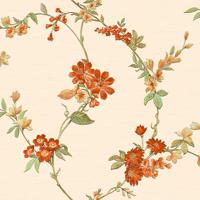 Dutch Wallcoverings Fabric Touch/Bs1 Flower Red - Rood - thumbnail