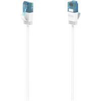 Hama Netwerkkabel Flexi-Slim, CAT-6a, 10 Gbit/s, U/UTP, 0,75 m UTP kabel Wit - thumbnail