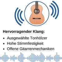 Cascha HH 2137 student series 4/4 klassieke gitaar set - thumbnail