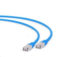 S/FTP Cat6A patchkabel LSZH, blauw 1 meter - thumbnail