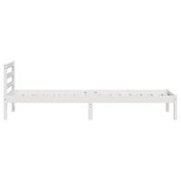 Bedframe Wit 208.6 x 157.6 x 69.4 cm Massief grenenhout - thumbnail