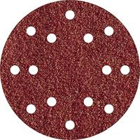 Wolfcraft Hechtschuurschijven | 14 gaten | K120 | Ø150mm | 5 stuks - 1843000 - thumbnail