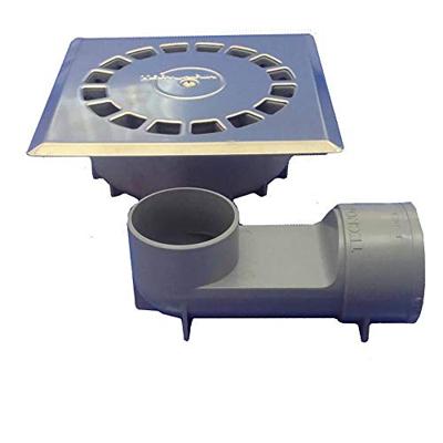 Afvoer Tecnoagua T-88 VHI PVC Roestvrij staal 11,8 x 11,8 x 4,5 cm Ø 4 cm