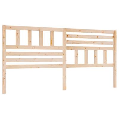 Hoofdbord 206x4x100 cm massief grenenhout