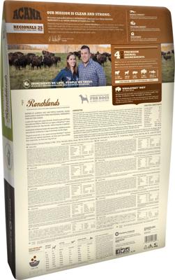 ACANA Highest Protein Ranchlands - droog hondenvoer - 11,4kg