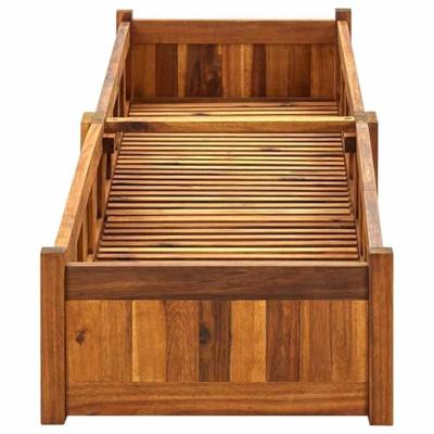 Plantenbak verhoogd 200x50x25 cm acaciahout