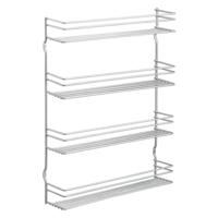 Metaltex Space Saver Smart Kitchen Pepito Kruidenrek 4 Etages 36x8x45 cm Zilver - thumbnail