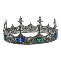 Metalen kroon Royalty zilver - thumbnail