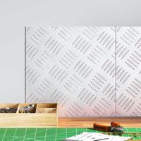 VidaXL Trap tread vierkant 2 pcs zilver 30 x 30 cm aluminium - thumbnail