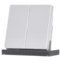 Merten 343519 Wisselschakelaar Afdekking AquaDesign Polar-wit 1 stuk(s) - thumbnail