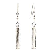 Zilveren Dakini Oorhanger met Drie Kettinkjes SP32400 - thumbnail