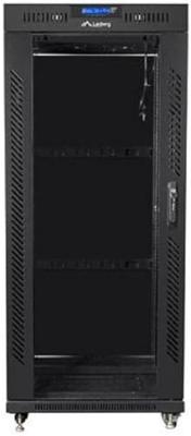 Lanberg FF01-8822-12BL rack 22U Vrijstaande rek Zwart