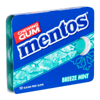 Mentos kauwgom breeze mint suikervrij blister (12 stuks) - thumbnail