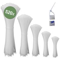 Quadrios 23CA241 23CA241 Kabelbinder Wit UV-gestabiliseerd 520 stuk(s) - thumbnail