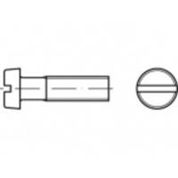 TOOLCRAFT TO-5451606 Cilinderkopschroeven M6 16 mm Sleuf Messing Galvanisch vernikkeld 200 stuk(s) - thumbnail