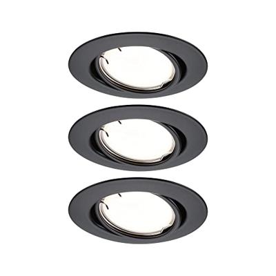 Paulmann 92465 LED-inbouwlamp Set van 3 stuks LED 14.7 W Zwart (mat)