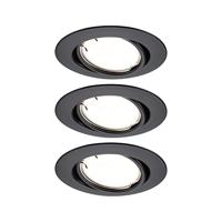 Paulmann 92465 LED-inbouwlamp Set van 3 stuks LED 14.7 W Zwart (mat) - thumbnail