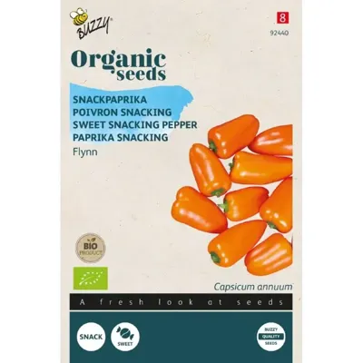 Bio snackpaprika flyn oranje 4zdn