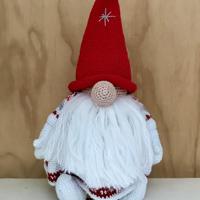 Haakpakket Winter Tomte Rood Wit - thumbnail