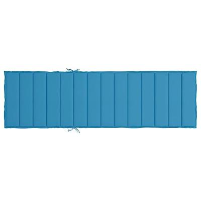 Ligbedkussen 200x60x3 cm oxford stof blauw Ligbedkussen 200x60x3 cm oxford stof blauw