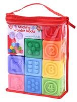 Playgo Play stapelbare voelblokken, 9dlg. - thumbnail