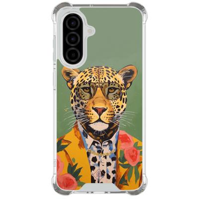 Samsung Galaxy A56 shockproof hoesje - Luipaard hipster Samsung Galaxy A56 shockproof hoesje - Luipaard hipster