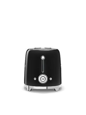 Smeg TSF01BLEU 50&apos;s style broodrooster 2X2 geschikt voor twee sneetjes brood, Zwart - thumbnail