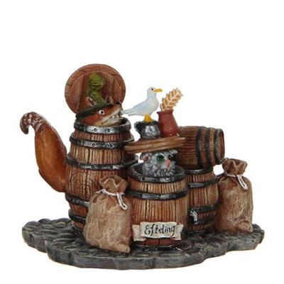 Kerstfiguur Efteling De Vos en de Kat Luville - Luville