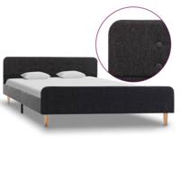 Bedframe jute donkergrijs 140x200 cm - thumbnail