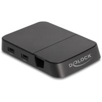 Delock 88018 USB-C, USB-A 2.0, HDMI Smartphone-dockingstation Zwart Geschikt voor: Smartphones mit USB-C Anschluss - thumbnail