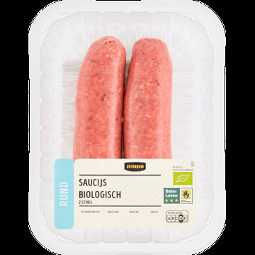 Jumbo Rundersaucijs Biologisch 2 Stuks Jumbo Rundersaucijs Biologisch 2 Stuks