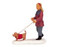 Kerstfiguur Strolling with pooch LEMAX - Lemax - thumbnail