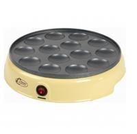Bestron APFM700SD Sweet Dreams Poffertjesmaker 700W Geel/Zwart - thumbnail