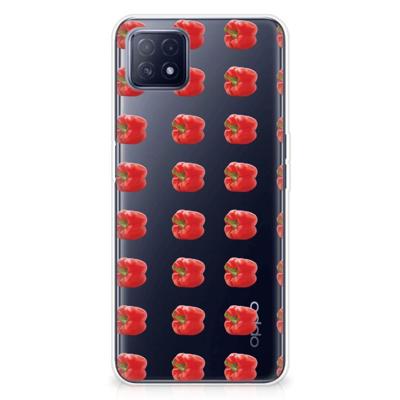 OPPO A53 5G | OPPO A73 5G | Siliconen Case | Paprika Red