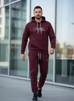 Indigo Denim - Joggingpak Heren - Roodbruin - thumbnail