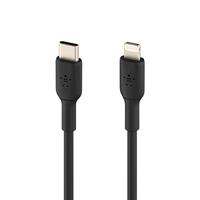 Belkin USB-C/Lightning-kabel (iPhone-snellaadkabel voor iPhone 14 en ouder) Boost Charge MFi-gecertificeerde USB-C-kabel voor iPhone (zwart, 1 m) - thumbnail