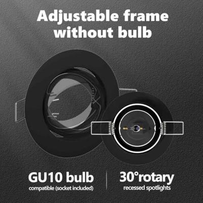 VidaXL Spotje 24 pcs zwart 9 x 9 x 2.5 cm metaal VidaXL Spotje 24 pcs zwart 9 x 9 x 2.5 cm metaal