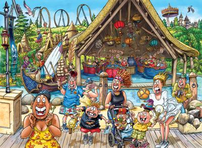 Wasgij Original Puzzel Efteling - Wereld Van Sindband! 1000 - thumbnail