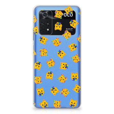 TPU bumper voor Xiaomi Poco M4 Pro 4G Katten Emojis TPU bumper voor Xiaomi Poco M4 Pro 4G Katten Emojis