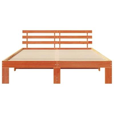 Bedframe Wasbruin 150 x 200 cm Massief grenenhout