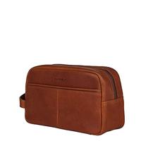 Burkely Antique Avery Toiletry Bag-Cognac - thumbnail