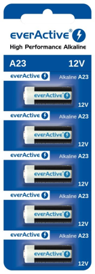 EverActive alkalinebatterijen 23A 12V - blister 5 st.