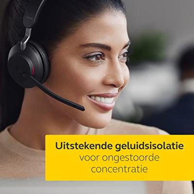 Hoofdtelefoon met microfoon Jabra 26599-989-899 65 W Zwart - thumbnail