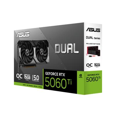 VGA ASUS GeForce RTX 5060 TI DUAL-RTX5060TI-O16G VGA ASUS GeForce RTX 5060 TI DUAL-RTX5060TI-O16G