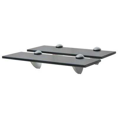 VidaXL Schappen zwevend 2 st 30x10 cm 8 mm glas VidaXL Schappen zwevend 2 st 30x10 cm 8 mm glas