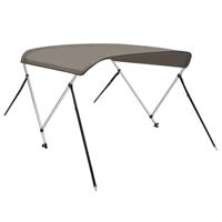 VidaXL Biminitop 2 bogen 180x150x110 cm grijs - thumbnail