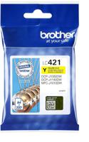Inktcartridge brother lc-421y geel | 5 stuks - thumbnail