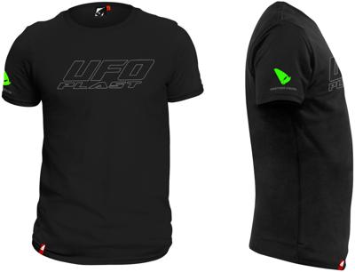 UFO PLAST t-shirt leisure shirt ufo black gr. m