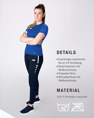 JAKO 8489D Trainingsbroek Allround Dames - Marine - 38